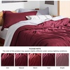 Bedsure Duvet Cover Twin/Twin XL Size – Soft Double Brushed Bedding Set for Kids & Adults, Zipper Closure, 2 Pieces, Includes 1 Duvet Cover (68″x90″) & 1 Pillow Sham, NO Comforter, White(08 – Red)