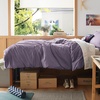 Bedsure Duvet Cover Twin/Twin XL Size – Soft Double Brushed Bedding Set for Kids & Adults, Zipper Closure, 2 Pieces, Includes 1 Duvet Cover (68″x90″) & 1 Pillow Sham, NO Comforter, White(05 – Dusty Purple)
