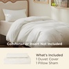 Bedsure Duvet Cover Twin/Twin XL Size – Soft Double Brushed Bedding Set for Kids & Adults, Zipper Closure, 2 Pieces, Includes 1 Duvet Cover (68″x90″) & 1 Pillow Sham, NO Comforter, White(02 – Cream White)