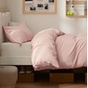 Bedsure Duvet Cover Twin/Twin XL Size – Soft Double Brushed Bedding Set for Kids & Adults, Zipper Closure, 2 Pieces, Includes 1 Duvet Cover (68″x90″) & 1 Pillow Sham, NO Comforter, White(08 – Blush Pink)