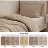 Bedsure Duvet Cover Twin/Twin XL Size – Soft Double Brushed Bedding Set for Kids & Adults, Zipper Closure, 2 Pieces, Includes 1 Duvet Cover (68″x90″) & 1 Pillow Sham, NO Comforter, White(07 – Light Brown)