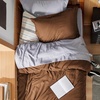 Bedsure Duvet Cover Twin/Twin XL Size – Soft Double Brushed Bedding Set for Kids & Adults, Zipper Closure, 2 Pieces, Includes 1 Duvet Cover (68″x90″) & 1 Pillow Sham, NO Comforter, White(07 – Brown)