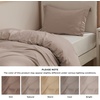 Bedsure Duvet Cover Twin/Twin XL Size – Soft Double Brushed Bedding Set for Kids & Adults, Zipper Closure, 2 Pieces, Includes 1 Duvet Cover (68″x90″) & 1 Pillow Sham, NO Comforter, White(07 – Light Khaki)