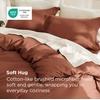 Bedsure Duvet Cover Twin/Twin XL Size – Soft Double Brushed Bedding Set for Kids & Adults, Zipper Closure, 2 Pieces, Includes 1 Duvet Cover (68″x90″) & 1 Pillow Sham, NO Comforter, White(07 – Burnt Orange)