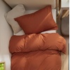 Bedsure Duvet Cover Twin/Twin XL Size – Soft Double Brushed Bedding Set for Kids & Adults, Zipper Closure, 2 Pieces, Includes 1 Duvet Cover (68″x90″) & 1 Pillow Sham, NO Comforter, White(09 – Terracotta)