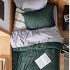Bedsure Duvet Cover Twin/Twin XL Size – Soft Double Brushed Bedding Set for Kids & Adults, Zipper Closure, 2 Pieces, Includes 1 Duvet Cover (68″x90″) & 1 Pillow Sham, NO Comforter, White(04 – Forest Green)