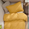 Bedsure Duvet Cover Twin/Twin XL Size – Soft Double Brushed Bedding Set for Kids & Adults, Zipper Closure, 2 Pieces, Includes 1 Duvet Cover (68″x90″) & 1 Pillow Sham, NO Comforter, White(09 – Golden Yellow)