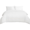 Bedsure Duvet Cover Twin/Twin XL Size – Soft Double Brushed Bedding Set for Kids & Adults, Zipper Closure, 2 Pieces, Includes 1 Duvet Cover (68″x90″) & 1 Pillow Sham, NO Comforter, White(01 – White)