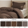 Bedsure Duvet Cover Twin/Twin XL Size – Soft Double Brushed Bedding Set for Kids & Adults, Zipper Closure, 2 Pieces, Includes 1 Duvet Cover (68″x90″) & 1 Pillow Sham, NO Comforter, White(07 – Dark Brown)