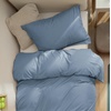 Bedsure Duvet Cover Twin/Twin XL Size – Soft Double Brushed Bedding Set for Kids & Adults, Zipper Closure, 2 Pieces, Includes 1 Duvet Cover (68″x90″) & 1 Pillow Sham, NO Comforter, White(06 – Dusty Blue)