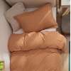 Bedsure Duvet Cover Twin/Twin XL Size – Soft Double Brushed Bedding Set for Kids & Adults, Zipper Closure, 2 Pieces, Includes 1 Duvet Cover (68″x90″) & 1 Pillow Sham, NO Comforter, White(09 – Orange)