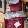 Bedsure Duvet Cover Twin/Twin XL Size – Soft Double Brushed Bedding Set for Kids & Adults, Zipper Closure, 2 Pieces, Includes 1 Duvet Cover (68″x90″) & 1 Pillow Sham, NO Comforter, White(08 – Red)