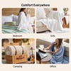 Bedsure GentleSoft 100% Cotton Blanket Twin XL Size for Bed – Cooling Breathable and Lightweight, Soft Cozy Textured Herringbone Woven Summer Blanket for College Dorm, Linen Beige, 66×90 inches(01 – Linen Beige)