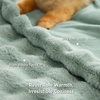 Bedsure GentleSoft Fluffy Fuzzy Tie-dye Dark Grey Throw Blanket for Men, Soft Cozy Fleece Faux Fur Blanket for Couch, Mens Room Decor Charcoal Gray Bed Cover, Thick Warm Plush Gifts(Sage Green)