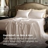 Bedsure Grey Satin Sheets Queen Size, Soft Silky Bedsheets for Hair & Skin | Similar to Silk Bed Sheets Set 4 Piece 360°Stronger 15 Inches Deep Pocket Fitted Sheet,1 Flat Sheet, 2 Satin Pillowcases(13 – Beige)