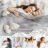 Bedsure Lightweight 100% Cotton Waffle Blanket, Twin XL, Linen | Summer, Breathable, Soft, Light, Thin, Bed, Couch, Sofa, Chair, 66″x90″, Sheet Blanket, Dorm Room Essentials, Guys, Girls(Grey)