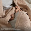 Bedsure PureWoven 100% Cotton Muslin Blanket 8-Layer, Queen, Sage Green | Breathable, Moisture-Wicking, All-Season, Softens After Wash, 460 GSM, Gauze Bedding, Low Shedding, for Adults, 90″ X 90″(Taupe)