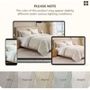 Bedsure PureWoven 100% Cotton Percale Duvet Cover Queen, Rope Weave, White | Hotel-Style Breathable Comforter Cover, Crisp & Lightweight Feel, Zipper & 8 Ties, Easy Machine Care, 3-Piece, 90″x90″, White(01 – Hotel Linen Beige)