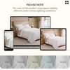 Bedsure PureWoven 100% Cotton Percale Duvet Cover Queen, Rope Weave, White | Hotel-Style Breathable Comforter Cover, Crisp & Lightweight Feel, Zipper & 8 Ties, Easy Machine Care, 3-Piece, 90″x90″, White(06 – Hotel Striped Jacquard)
