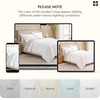 Bedsure PureWoven 100% Cotton Percale Duvet Cover Queen, Rope Weave, White | Hotel-Style Breathable Comforter Cover, Crisp & Lightweight Feel, Zipper & 8 Ties, Easy Machine Care, 3-Piece, 90″x90″, White(01 – Hotel White)