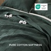 Bedsure PureWoven 100% Cotton Quilt Set, King Bedspread, Dusty Blue | Lightweight Breathable Coverlet & 2 Pillow Shams, 3-Piece Geometric Bedding Set, All-Season, Machine Washable, 106×96 in(11 – Dark Green Checker)