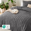 Bedsure PureWoven 100% Cotton Quilt Set, King Bedspread, Dusty Blue | Lightweight Breathable Coverlet & 2 Pillow Shams, 3-Piece Geometric Bedding Set, All-Season, Machine Washable, 106×96 in(03 – Grey – Tribal Geometry)