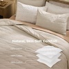 Bedsure PureWoven 100% Cotton Quilt Set, King Bedspread, Dusty Blue | Lightweight Breathable Coverlet & 2 Pillow Shams, 3-Piece Geometric Bedding Set, All-Season, Machine Washable, 106×96 in(07 – Beige – Four Leaf Clover)