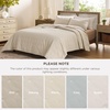 Bedsure PureWoven 100% Cotton Quilt Set, King Bedspread, Dusty Blue | Lightweight Breathable Coverlet & 2 Pillow Shams, 3-Piece Geometric Bedding Set, All-Season, Machine Washable, 106×96 in(07 – Beige – Four Leaf Clover)