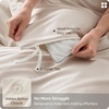 Bedsure PureWoven 100% Organic Bamboo Cooling Duvet Cover Set, King, Green | Silky, Soft, Luxury, for Hot Sleepers, 300TC, Button Closure, 3 Pieces with 2 Pillow Shams(No Insert), 104″ X 90″(Beige)