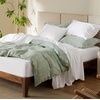 Bedsure PureWoven 100% Rayon Derived from Bamboo, Queen Sheets, 4 Pieces | Cooling Sheets for Hot Sleepers, Breathable & Silky Soft, 16″ Deep Pocket, Hotel Luxury Bedding, White(02 – White)