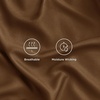 Bedsure PureWoven 100% Rayon Derived from Bamboo, Queen Sheets, 4 Pieces | Cooling Sheets for Hot Sleepers, Breathable & Silky Soft, 16″ Deep Pocket, Hotel Luxury Bedding, White(20 – Brown)