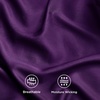 Bedsure PureWoven 100% Rayon Derived from Bamboo, Queen Sheets, 4 Pieces | Cooling Sheets for Hot Sleepers, Breathable & Silky Soft, 16″ Deep Pocket, Hotel Luxury Bedding, White(14 – Plum)