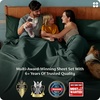 Bedsure PureWoven 100% Rayon Derived from Bamboo, Queen Sheets, 4 Pieces | Cooling Sheets for Hot Sleepers, Breathable & Silky Soft, 16″ Deep Pocket, Hotel Luxury Bedding, White(26 – Forest Green)