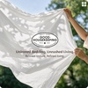 Bedsure PureWoven 100% Washed Cotton Duvet Cover Only, Queen,Frosted Almond | Linen Like Textured, Minimalist Bedding, Plain Soft for All Seasons, Zipper Closure, 8 Corner Ties, Good Housekeeping Seal(01 – Natural White (Duvet Cover Only))