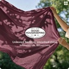 Bedsure PureWoven 100% Washed Cotton Duvet Cover Set, Queen Size, 3-PC | Linen Like Texture, Percale Breathable Bedding Set for All Seasons, Zipper Closure, 8 Corner Ties, Natural White, 90″ X 90″(22 – Burgundy (No Comforter))