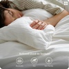 Bedsure PureWoven 100% Washed Cotton Duvet Cover Set, Queen Size, 3-PC | Linen Like Texture, Percale Breathable Bedding Set for All Seasons, Zipper Closure, 8 Corner Ties, Natural White, 90″ X 90″(01 – Natural White (No Comforter))