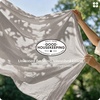 Bedsure PureWoven 100% Washed Cotton Duvet Cover Set, Queen Size, 3-PC | Linen Like Texture, Percale Breathable Bedding Set for All Seasons, Zipper Closure, 8 Corner Ties, Natural White, 90″ X 90″(18 – Light Grey (No Comforter))