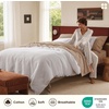 Bedsure PureWoven 3 Pieces 100% Cotton Waffle Duvet Cover Set, Queen, White | Waffle Weave Texture, Soft, Skin-Friendly, Breathable, All-Season, Machine Washable, Home Decor Gift, Good Housekeeping Seal(02 – Bright White (No Comforter))