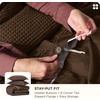 Bedsure PureWoven 3 Pieces 100% Cotton Waffle Duvet Cover Set, Queen, White | Waffle Weave Texture, Soft, Skin-Friendly, Breathable, All-Season, Machine Washable, Home Decor Gift, Good Housekeeping Seal(06 – Chocolate Brown (No Comforter))