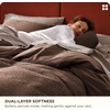 Bedsure PureWoven 3 Pieces 100% Cotton Waffle Duvet Cover Set, Queen, White | Waffle Weave Texture, Soft, Skin-Friendly, Breathable, All-Season, Machine Washable, Home Decor Gift, Good Housekeeping Seal(06 – Chocolate Brown (No Comforter))