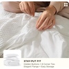 Bedsure PureWoven 3 Pieces 100% Cotton Waffle Duvet Cover Set, Queen, White | Waffle Weave Texture, Soft, Skin-Friendly, Breathable, All-Season, Machine Washable, Home Decor Gift, Good Housekeeping Seal(White)