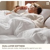Bedsure PureWoven 3 Pieces 100% Cotton Waffle Duvet Cover Set, Queen, White | Waffle Weave Texture, Soft, Skin-Friendly, Breathable, All-Season, Machine Washable, Home Decor Gift, Good Housekeeping Seal(02 – Bright White (No Comforter))