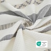 Bedsure PureWoven 3 Pieces 100% Cotton Waffle Duvet Cover Set, Queen, White | Waffle Weave Texture, Soft, Skin-Friendly, Breathable, All-Season, Machine Washable, Home Decor Gift, Good Housekeeping Seal(19 – Strip White (No Comforter))