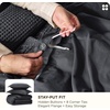 Bedsure PureWoven 3 Pieces 100% Cotton Waffle Duvet Cover Set, Queen, White | Waffle Weave Texture, Soft, Skin-Friendly, Breathable, All-Season, Machine Washable, Home Decor Gift, Good Housekeeping Seal(19 – Charcoal Black (No Comforter))
