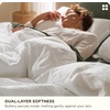 Bedsure PureWoven 3 Pieces 100% Cotton Waffle Duvet Cover Set, Queen, White | Waffle Weave Texture, Soft, Skin-Friendly, Breathable, All-Season, Machine Washable, Home Decor Gift, Good Housekeeping Seal(01 – Coconut White (No Comforter))