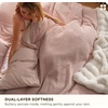 Bedsure PureWoven 3 Pieces 100% Cotton Waffle Duvet Cover Set, Queen, White | Waffle Weave Texture, Soft, Skin-Friendly, Breathable, All-Season, Machine Washable, Home Decor Gift, Good Housekeeping Seal(09 – Pink (No Comforter))
