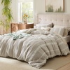 Bedsure PureWoven 3 Pieces 100% Cotton Waffle Duvet Cover Set, Queen, White | Waffle Weave Texture, Soft, Skin-Friendly, Breathable, All-Season, Machine Washable, Home Decor Gift, Good Housekeeping Seal(19 – Strip Linen (No Comforter))