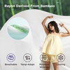 Bedsure PureWoven Cooling Duvet Cover, Ideal for Hot Sleepers, Queen Size | 100% Viscose Derived from Bamboo, Lightweight & Silky Soft, Breathable Moisture-Wicking Bedding Set, 3 Pieces, Olive Green(01 – Light Beige (No Comforter))