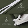 Bedsure PureWoven Cooling Duvet Cover, Ideal for Hot Sleepers, Queen Size | 100% Viscose Derived from Bamboo, Lightweight & Silky Soft, Breathable Moisture-Wicking Bedding Set, 3 Pieces, Olive Green(04 – Olive Green (No Comforter))