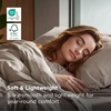 Bedsure PureWoven Cooling Duvet Cover, Ideal for Hot Sleepers, Queen Size | 100% Viscose Derived from Bamboo, Lightweight & Silky Soft, Breathable Moisture-Wicking Bedding Set, 3 Pieces, Olive Green(07 – Simply Taupe (No Comforter))